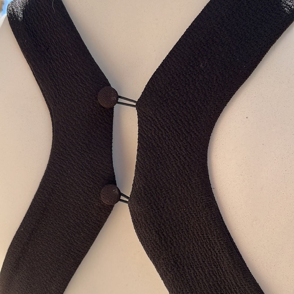 BLACK PEPLUM DRESS - Picture 6 of 6